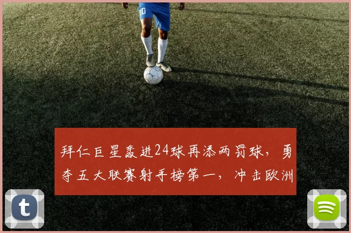 拜仁巨星轰进24球再添两罚球，勇夺五大联赛射手榜第一，冲击欧洲最佳_迪亚斯_凯恩_点球